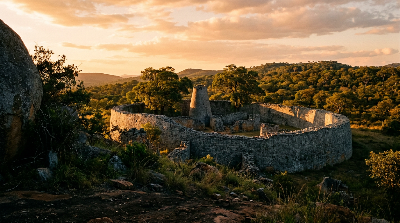 Landscape at sunset